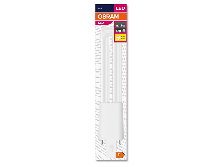 OSRAM DULUX S LED EM & AC MAINS LED Lampe G23 Warmweiß 4,5 Watt