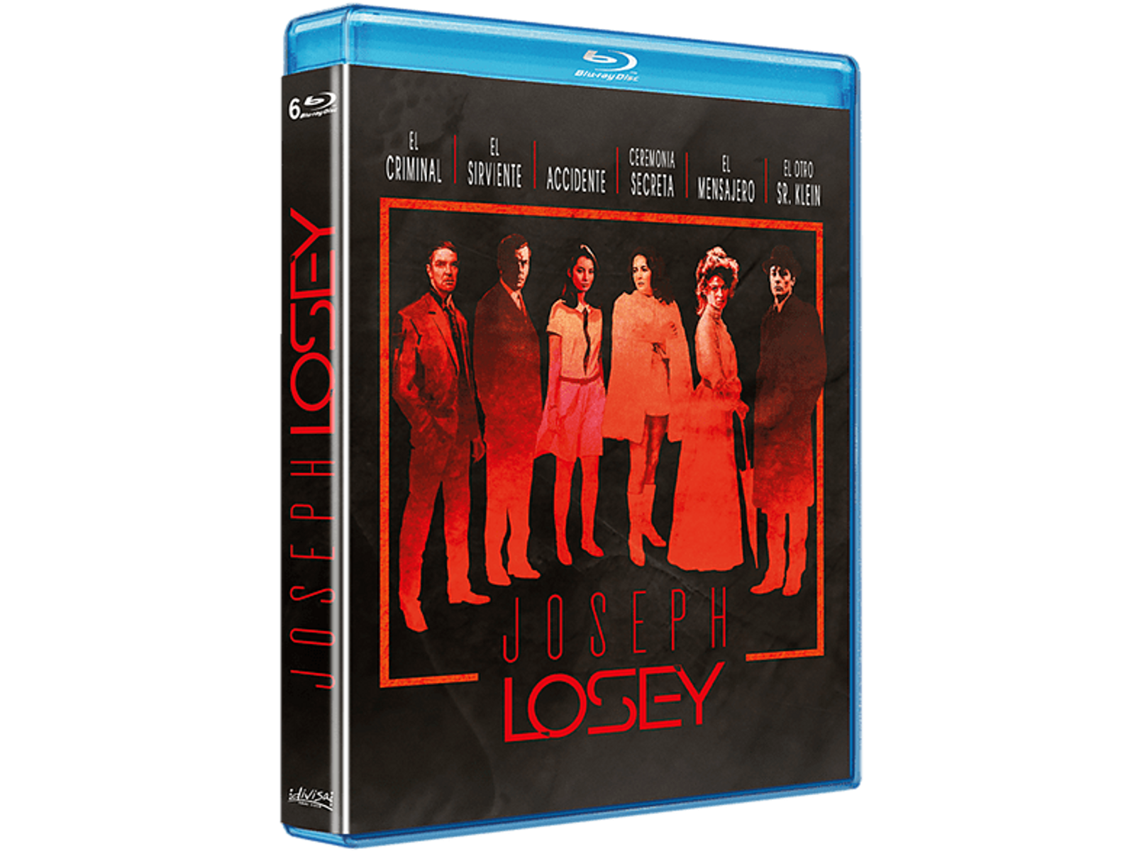 Caja Blu-ray con título de película en rojo. Personas juntas en la portada.