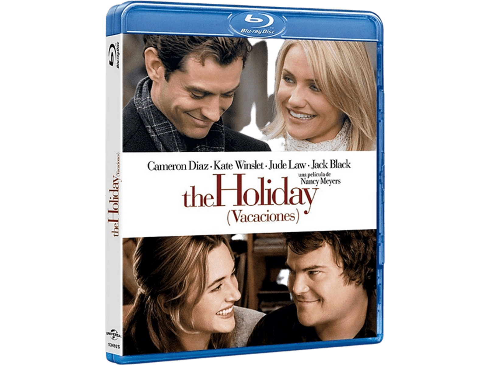 Portada de Blu-ray de 'The Holiday' con Cameron Diaz y Kate Winslet.