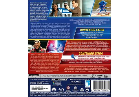 Sonic 1+2 - Blu-ray Ultra HD 4K + Blu-ray