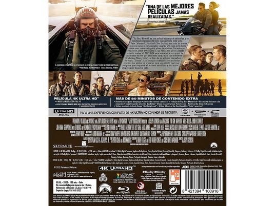 Top Gun: Maverick - Blu-ray Ultra HD de 4K