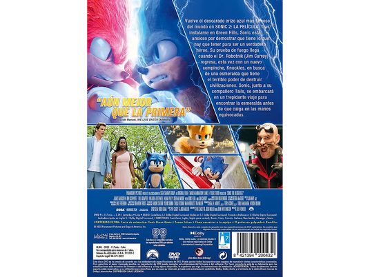 Sonic 2: La Película - DVD