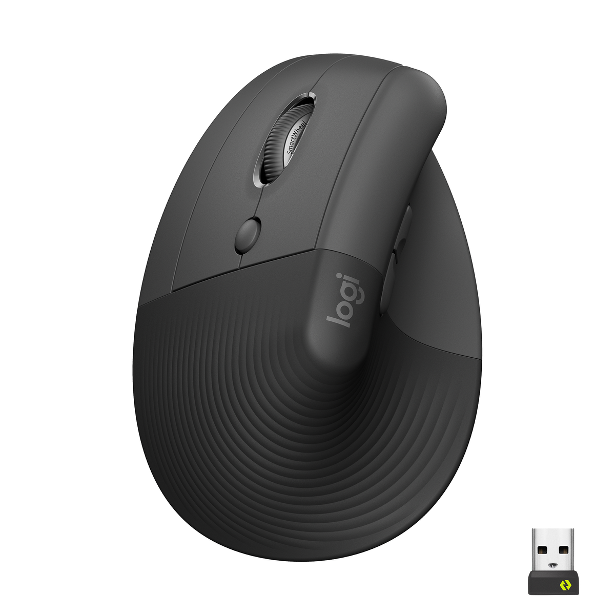 Logitech Lift Vertical mano izquierda 4000 grafito ergonomic mouse raton left pa por cable pppppp