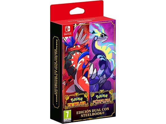 Nintendo SwitchPokémon Escarlata y Pokémon Púrpura: Edición dual con SteelBook
