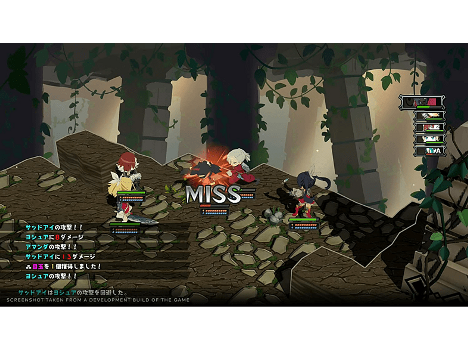 Una scena di gioco con personaggi in stile anime che combattono tra loro in un ambiente.