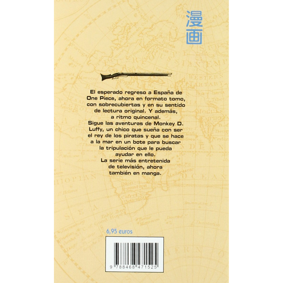 Contraportada de un libro con texto sobre una historia de piratas.