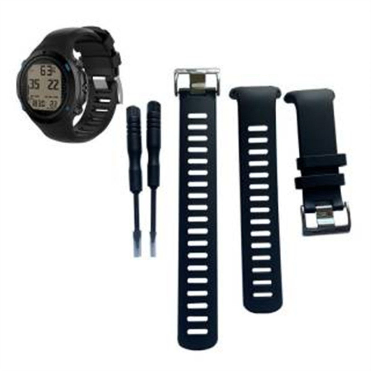 Suunto 2 INF Novo verschiedenen Ersatzarmband, Schwarze Uhrenarmband D4/D4i Novo, für mit Suunto, D4/D4i Längen,