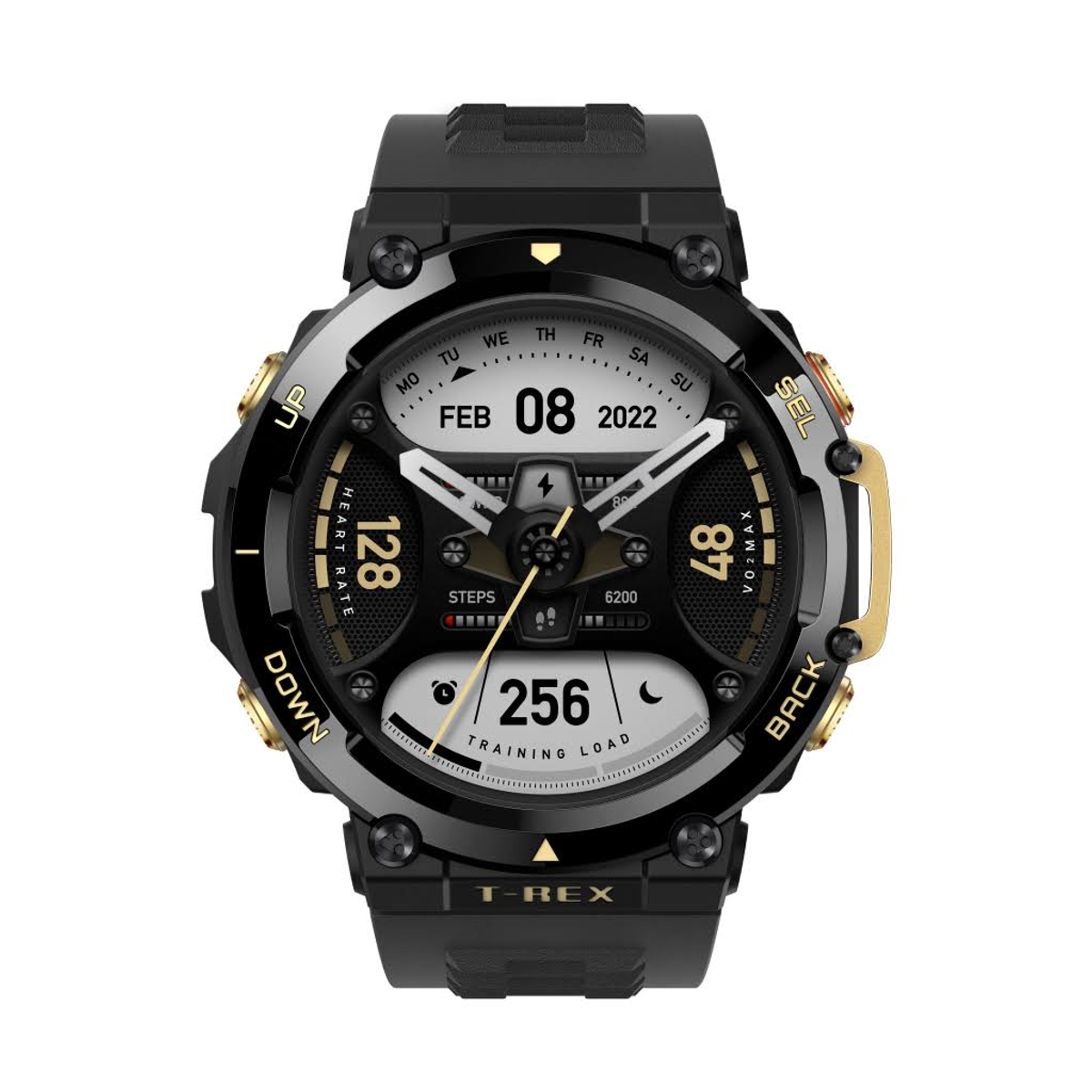 T-Rex Smartwatch AMAZFIT 2 Kunststoff schwarz 140-205 mm, Polymer,