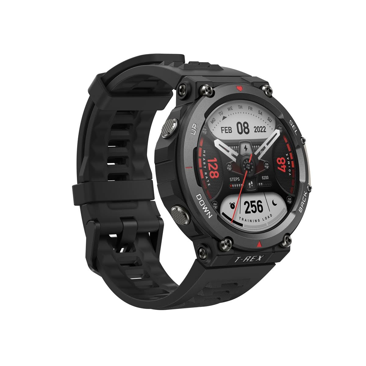 schwarz T-Rex mm, Kunststoff Smartwatch Polymer, 140-205 AMAZFIT 2