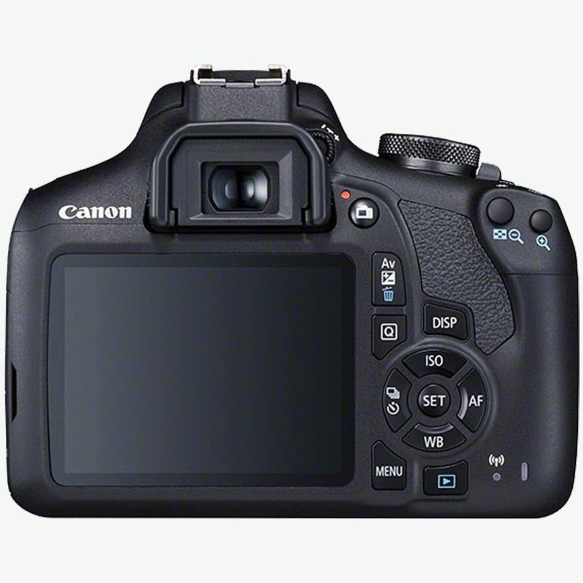 D Objektiv CANON Spiegelreflexkamera, 2000 WLAN, mm 18-55 Schwarz 24,1 Megapixel, EOS Full-HD, (EF-S), +SB130+16GB 18-55