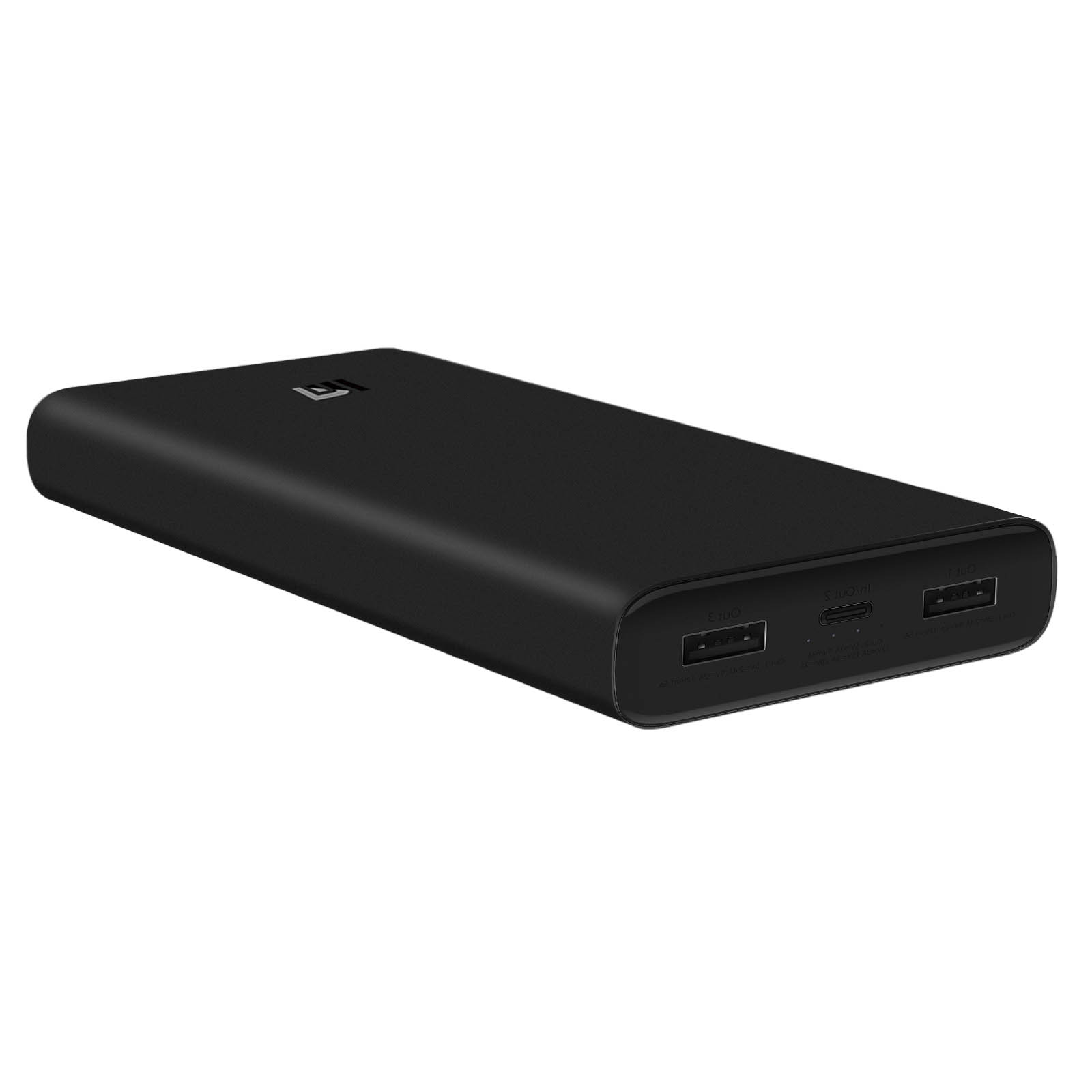 XIAOMI Powerbank, 20000 USB-C Ladegerät, mAh mAh Zusatzakku Powerbank / USB-Ports 20000 45W Schwarz mit