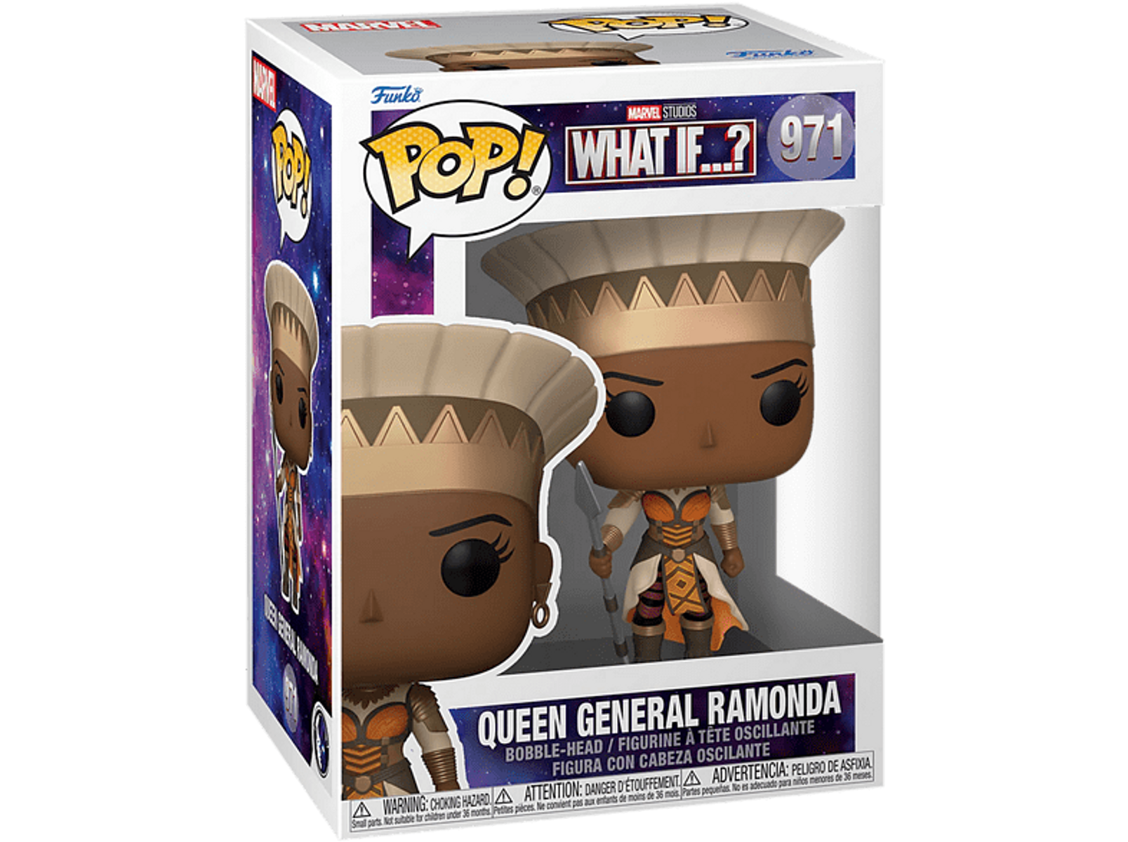 Funko Pop Figur von Queen General Ramonda aus Marvels What If...?