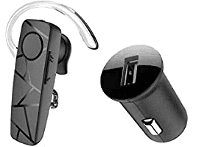 TELLUR Vox 60, inklusive Kfz-Ladegerät, In-ear Kopfhörer Bluetooth Schwarz | Bluetooth-Kopfhörer
