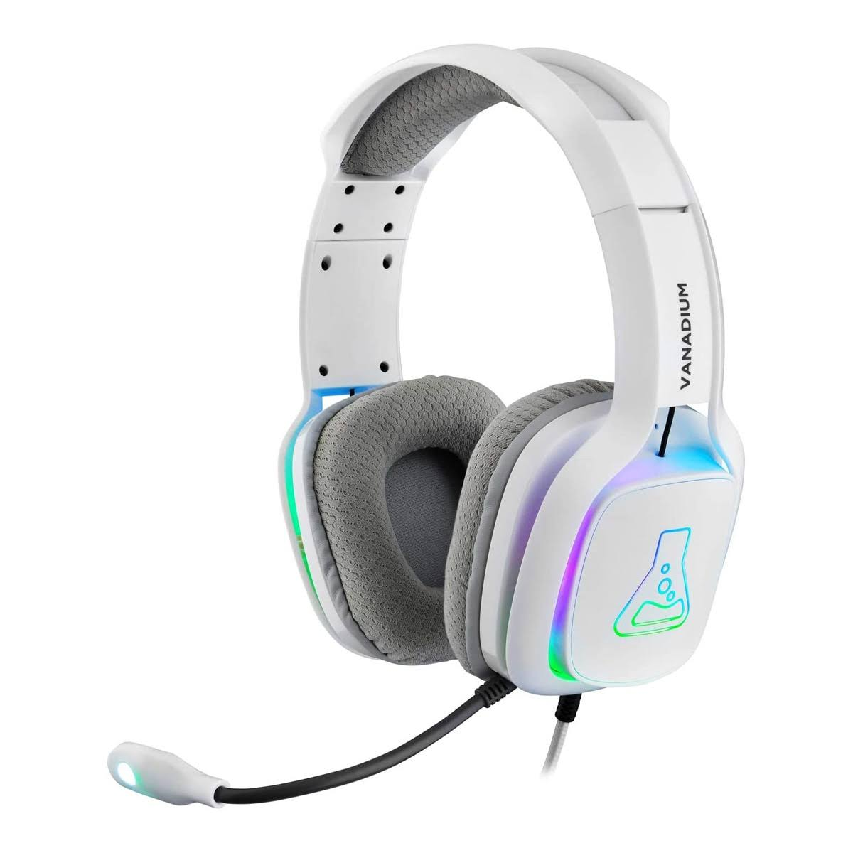 Auriculares gaming - KORP-VANADIUM THE G-LAB, Circumaurales, Blanco