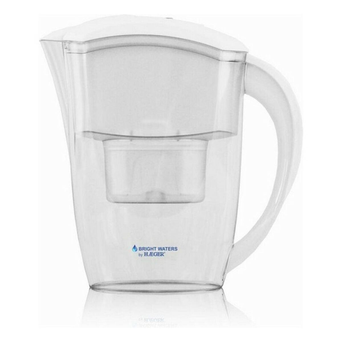 Hervidor Eléctrico Haeger bright waters 2.4 purificadora de agua blanco jarra 2.4l