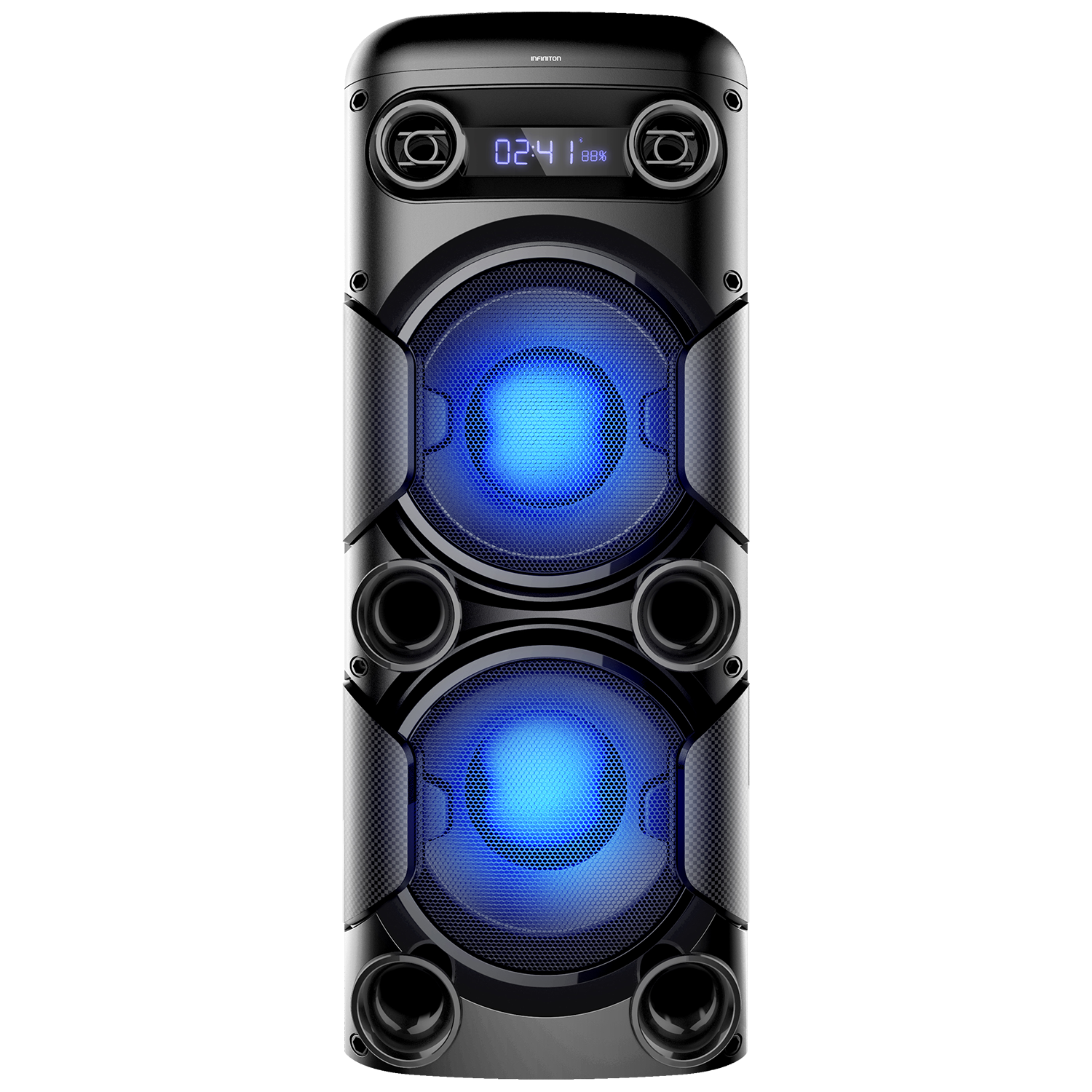 Altavoz K180 Infiniton 25 w bluetooth negro torre 180w usb entrada de x2