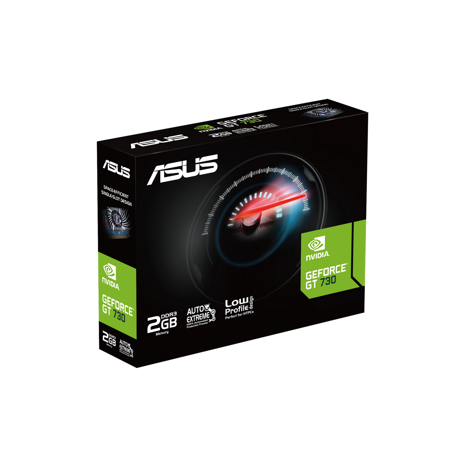 ASUS NVIDIA GeForce GT 730 2 GB GDDR3 EVO, SCHEDA GRAFICA, 2 GB