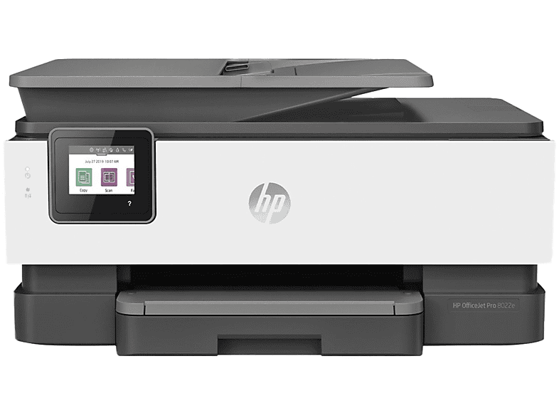 HEWLETT WLAN Multifunktionsdrucker Pro PACKARD Tintenstrahl ENTERPRISE All-in-One OfficeJet A4 Netzwerkfähig 8022e