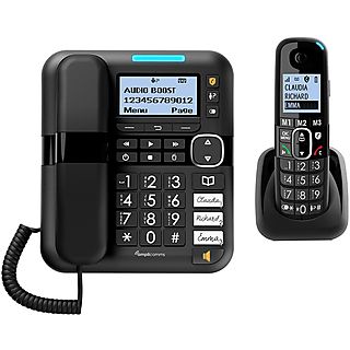 AMPLICOMMS Bigtel 1580 Senioren Huistelefoon + Dect telefoon