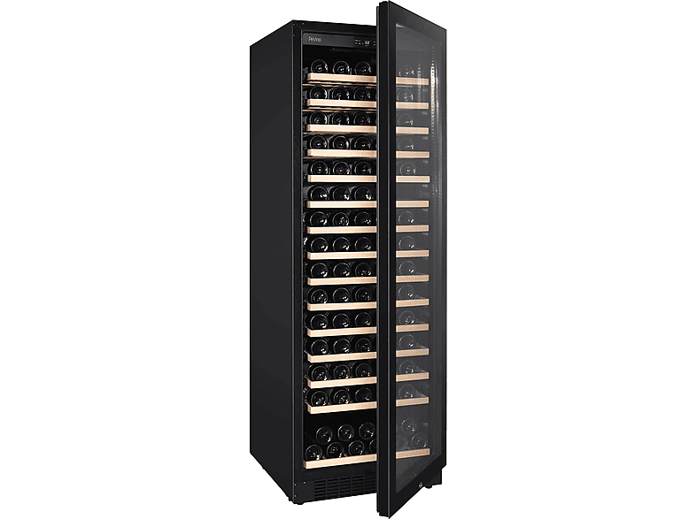 PEVINO Noble - PN166S-HHB Weinkühlschrank G, Schwarz) (EEK