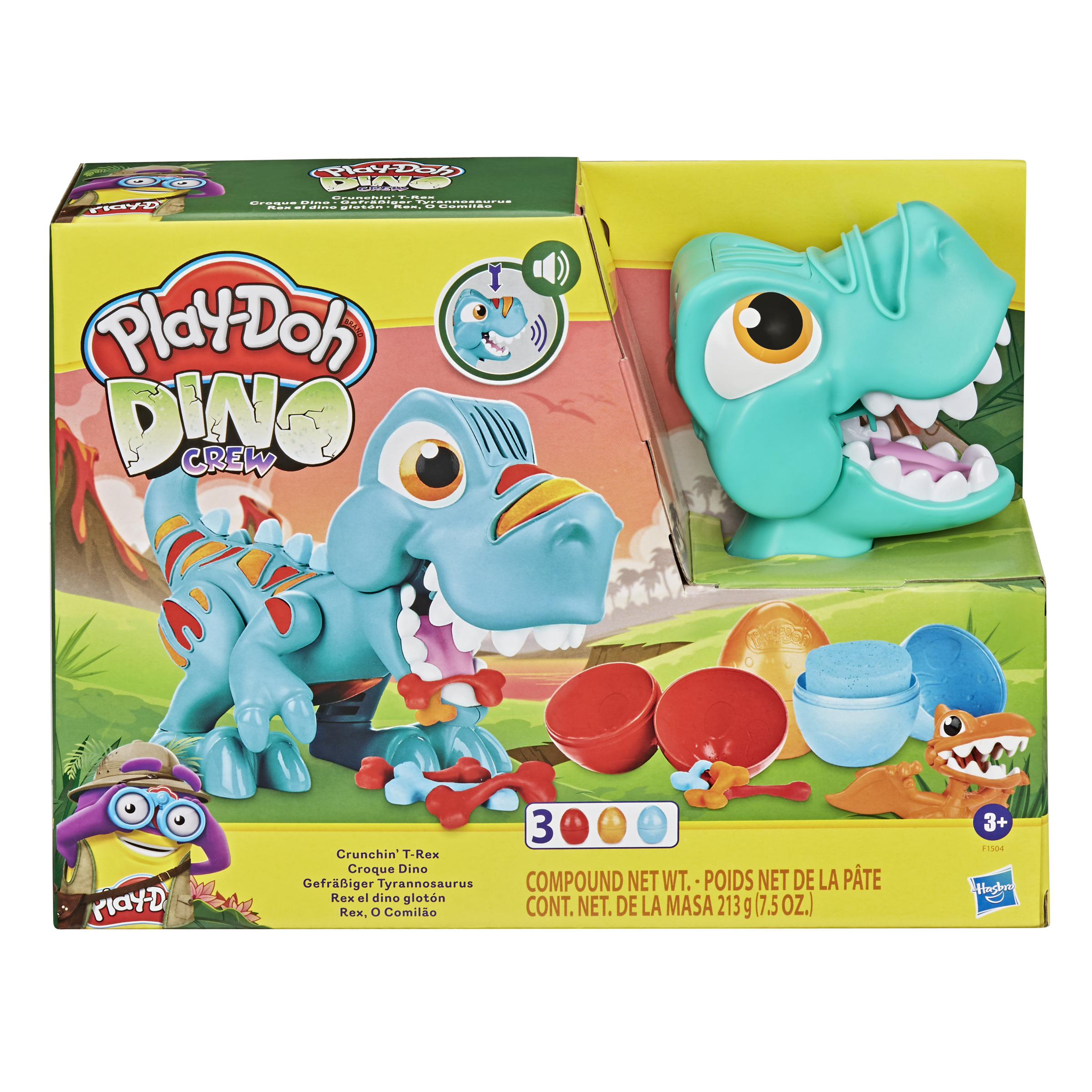 Rex El Dino juego de plastilina sonidos playdoh. blocs edad 3 años 67 x 279 216 cm