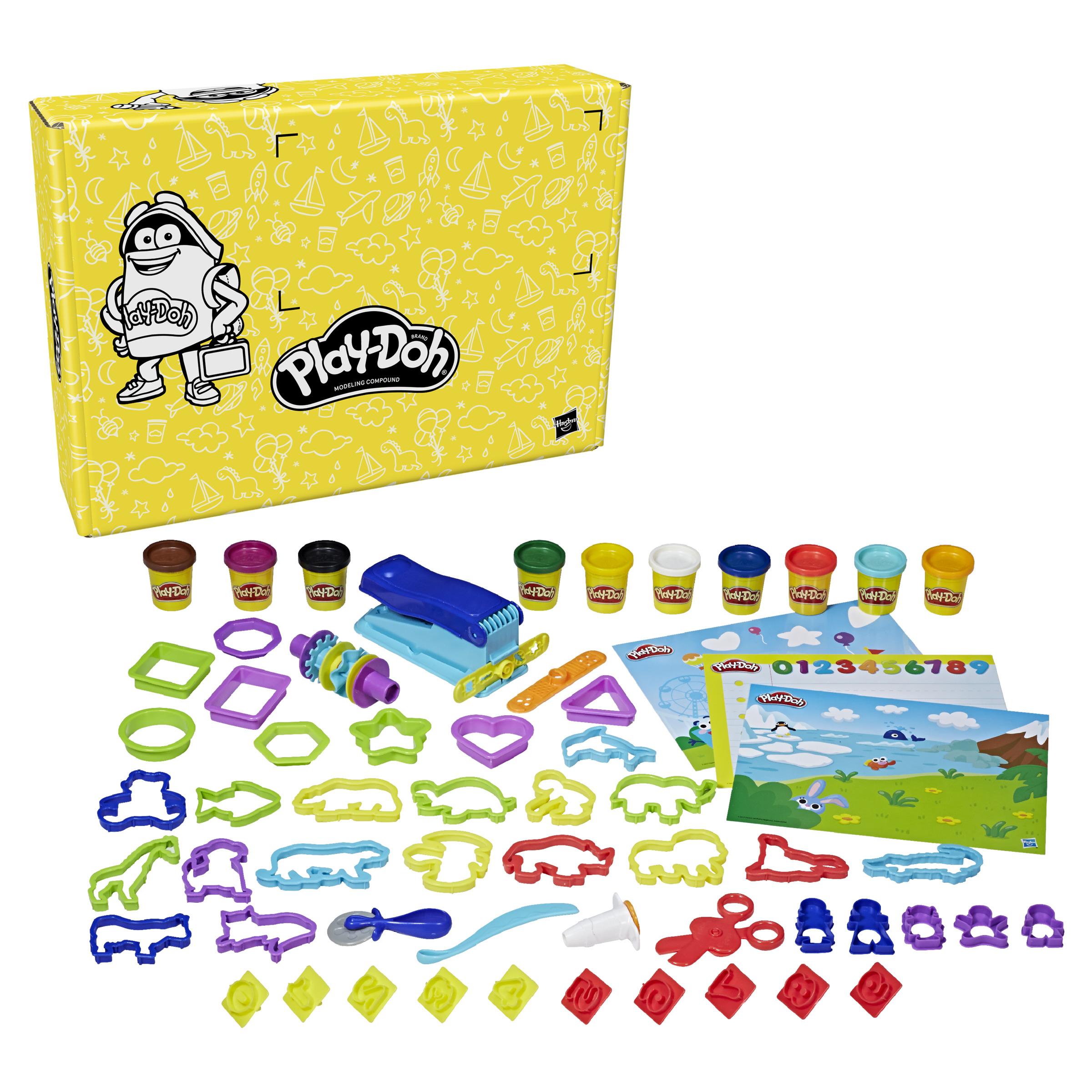 Hasbro Original Playdoh kit de lectura juguete creativo plastilina oficina dinero la escuela