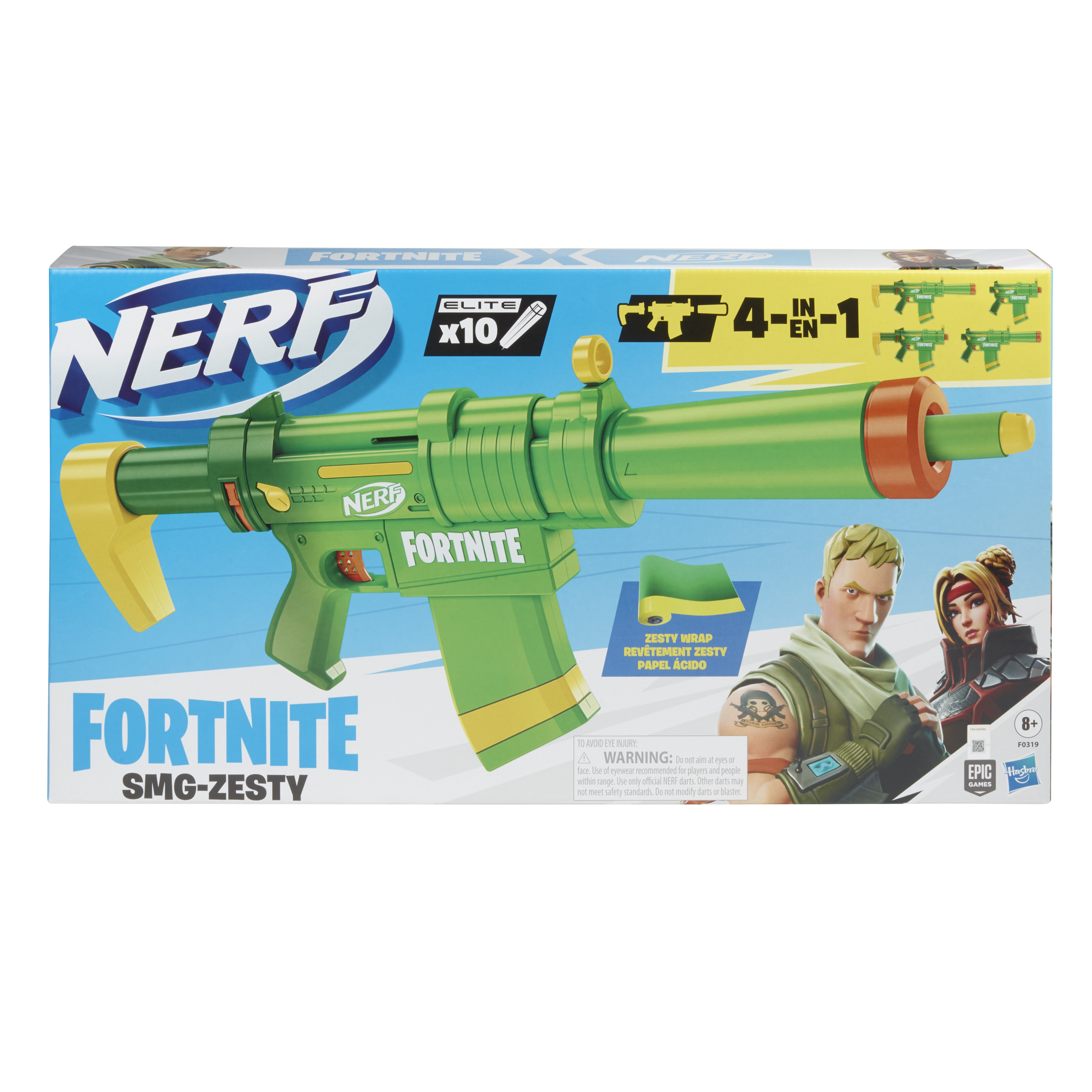 NERF - SMG-Zesty de Nerf Fortnite