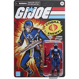Figura  - G.I. Joe Retro - Set doble coleccionable de oficial y soldado Cobra GI JOE, 4 AÑOS+, Multicolor