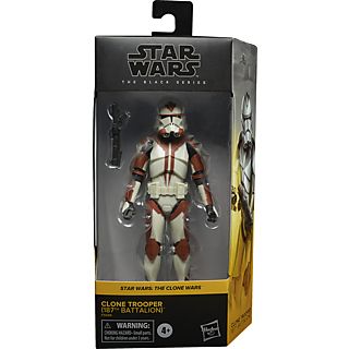 Figura  - Star Wars The Black Series Clone Trooper (187th Battalion) STAR WARS, 4 Años+, Multicolor