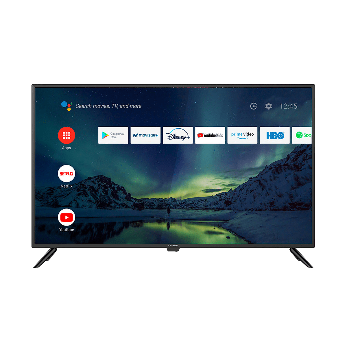 TV LED 32" - INTV-32AF430 INFINITON, HD-ready, DVB-T2 (H.265)Sí, Negro