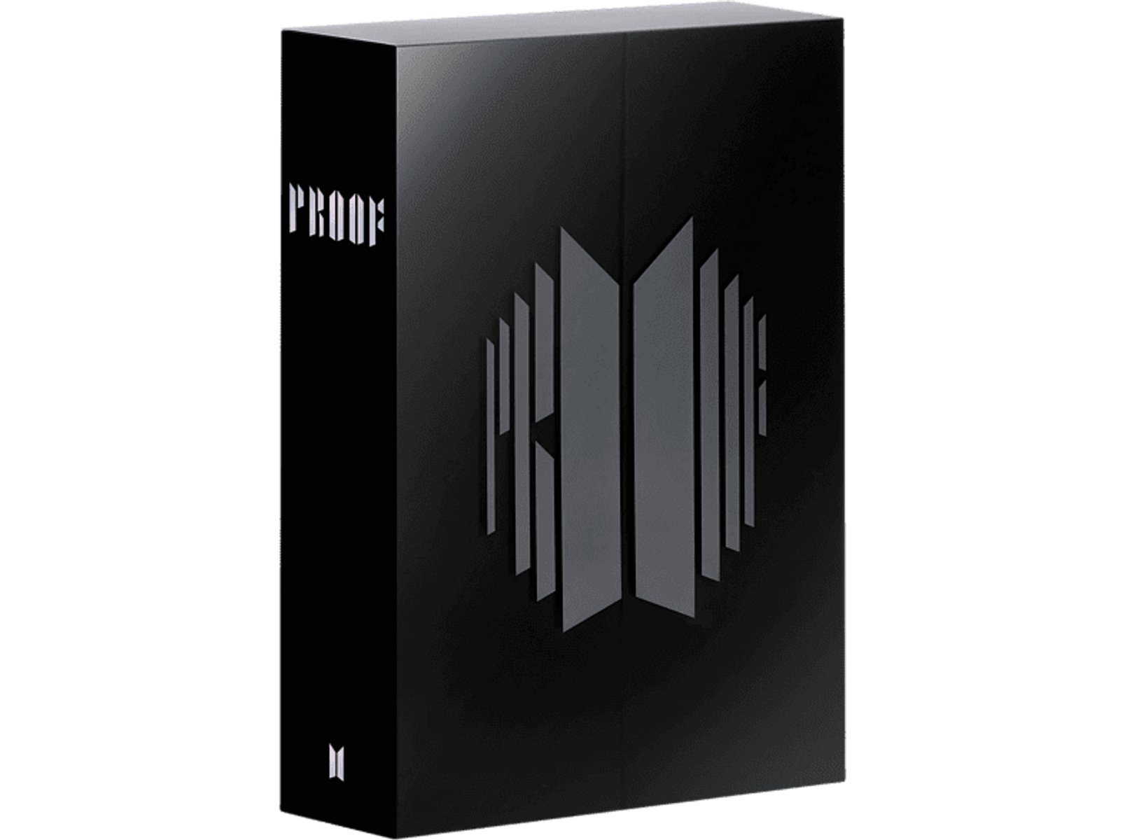 Black box with 'PROOF' and logo.