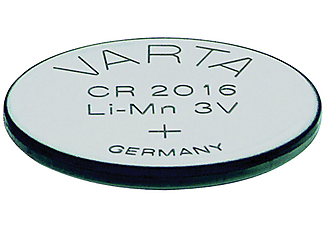 VARTA Electronics CR2016 Lithium Knopfzelle 3V (1er Blister) Mando Distancia Knopfzelle, Li-MnO2, 3 Volt, 0.09 Ah 1 Stück