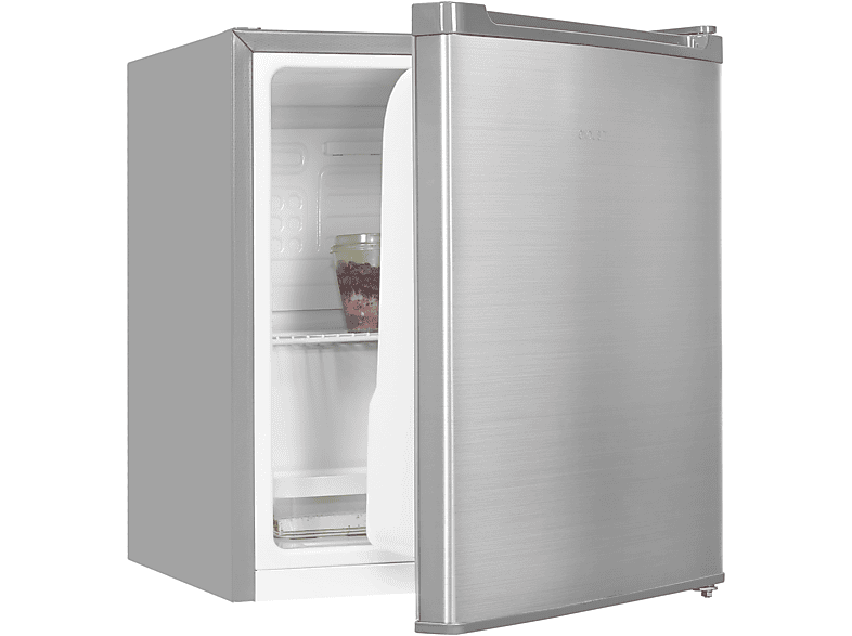 Kühlschrank inoxlook hoch, mm 510 (E, Edelstahloptik) Mini EXQUISIT KB05-V-040E