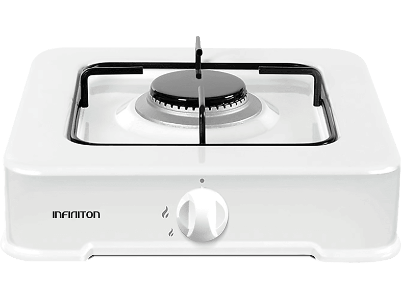 Infiniton Cocina De Gas Portatil Ggp-1w (1fuego, 30cm De Ancho