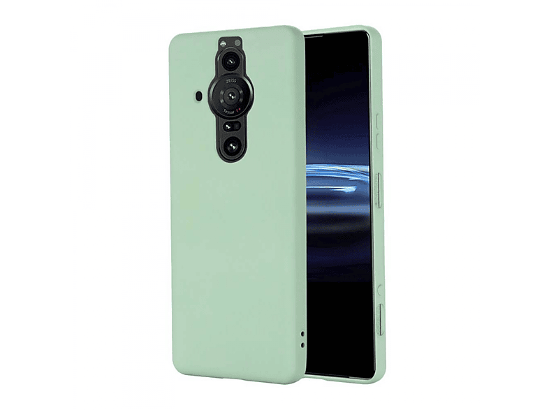 CASEONLINE Liquid Hülle, Backcover, Sony, Xperia Pro-I, Minze | Backcover