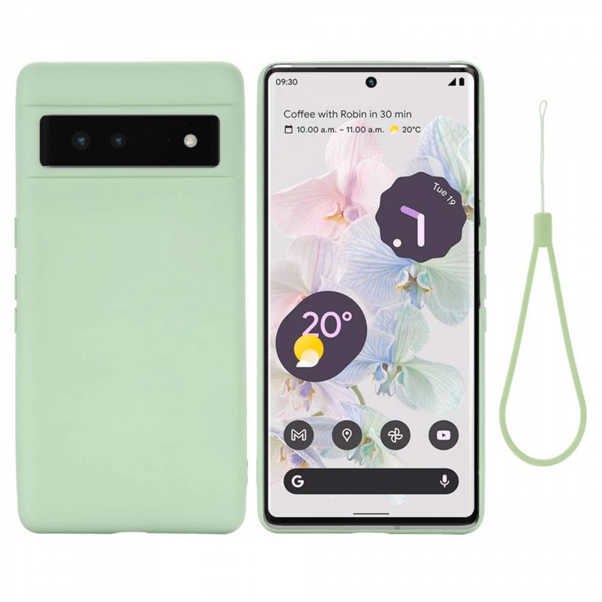 CASEONLINE Liquid, Backcover, 7, Google, Minze Pixel