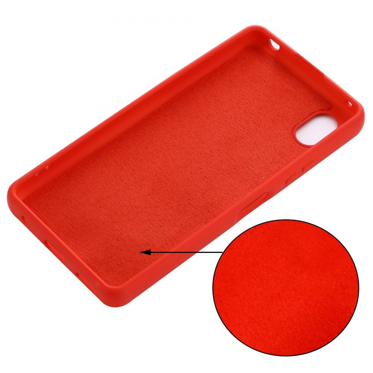 CASEONLINE Liquid Ace 3, Hülle, Rot Backcover, Xperia Sony,
