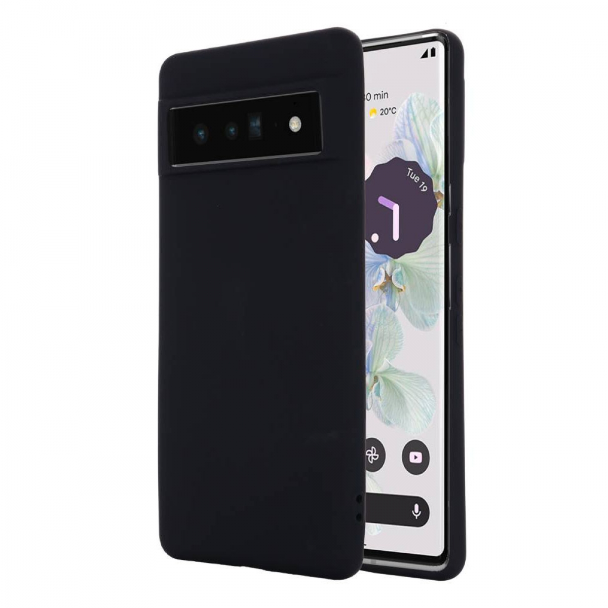 Google, Pixel Schwarz Liquid, CASEONLINE Pro, Backcover, 7