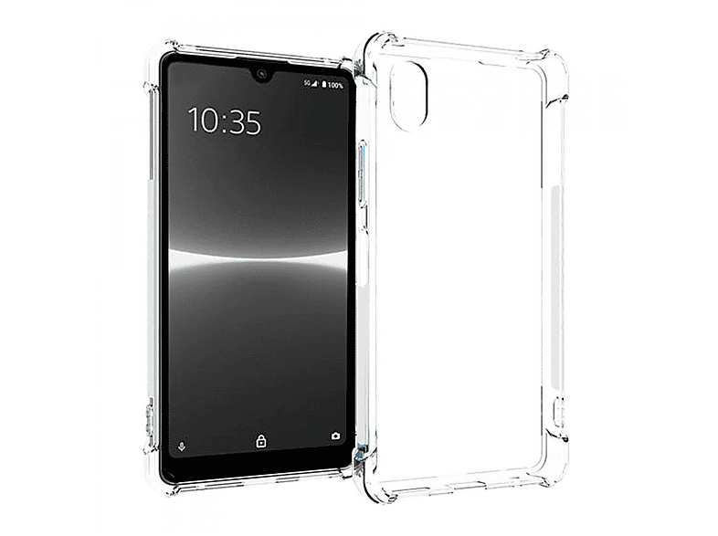 CASEONLINE Shockproof, Backcover, Sony, Xperia Ace 3, Transparent