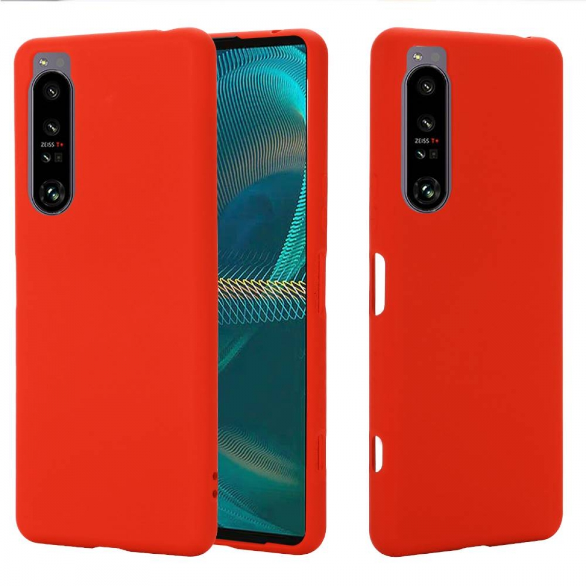 CASEONLINE Liquid Sony, Xperia Backcover, IV, 1 Hülle, Rot
