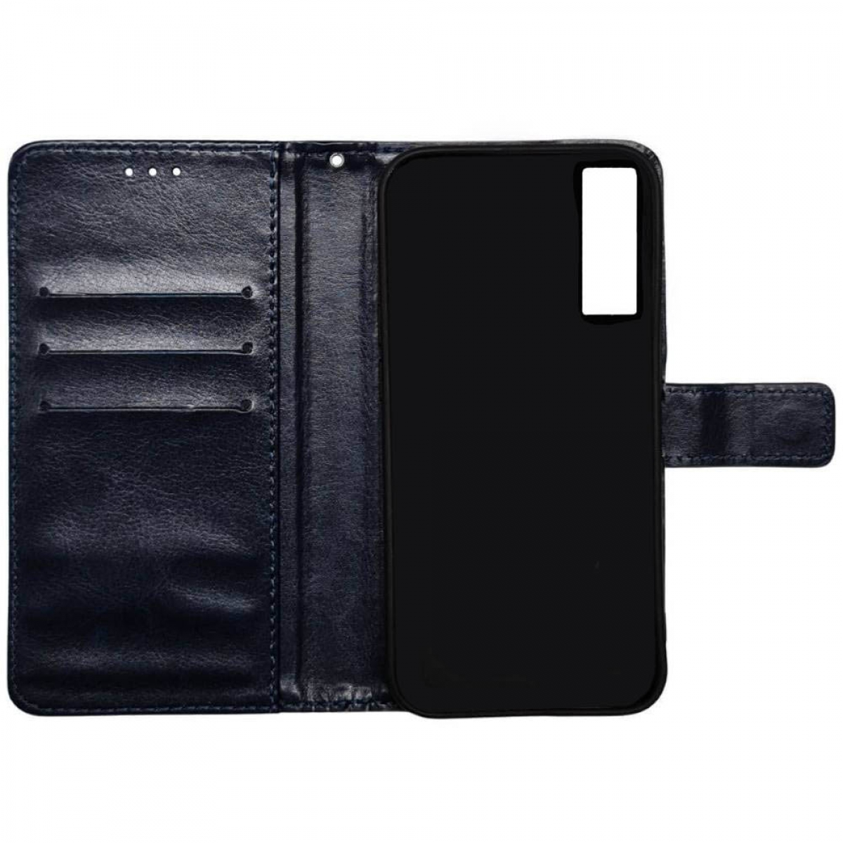 TCL, 20SE, Bookcover, Klappbare, CASEONLINE Dunkelblau