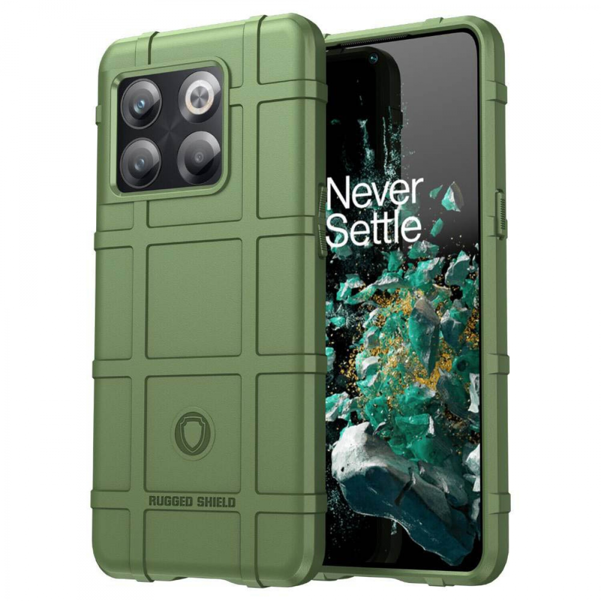 OnePlus, Grün 5G, Backcover, 10T Rugged, CASEONLINE