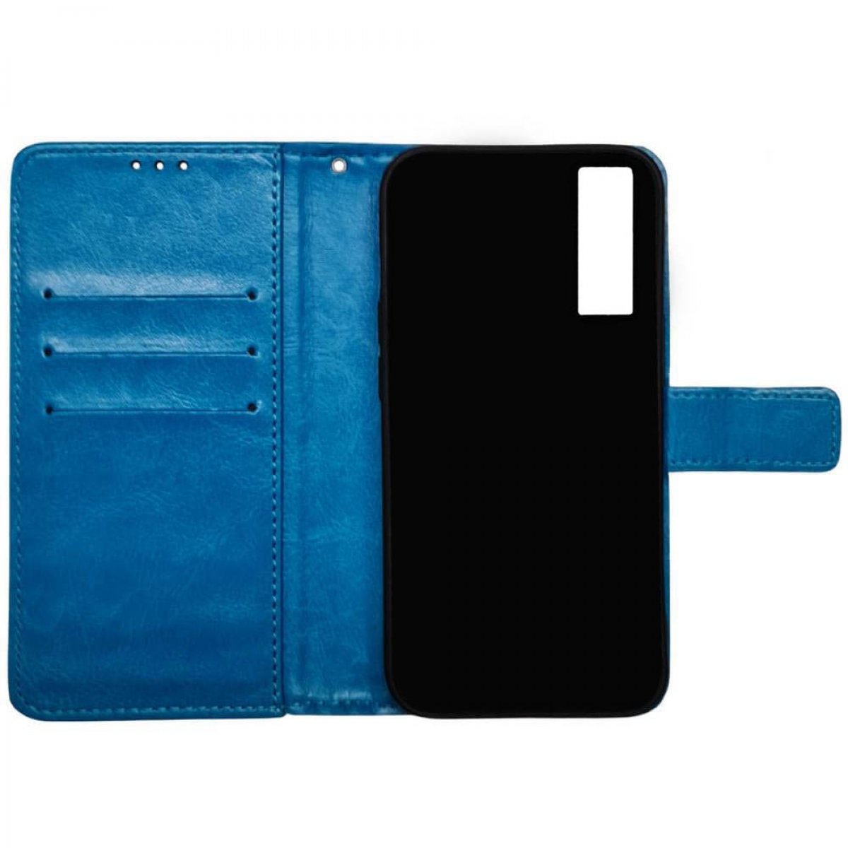 CASEONLINE Klappbare, Bookcover, TCL, 20SE, Hellblau