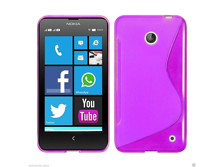 S-Line, 630, Violett Lumia Nokia, Backcover, CASEONLINE