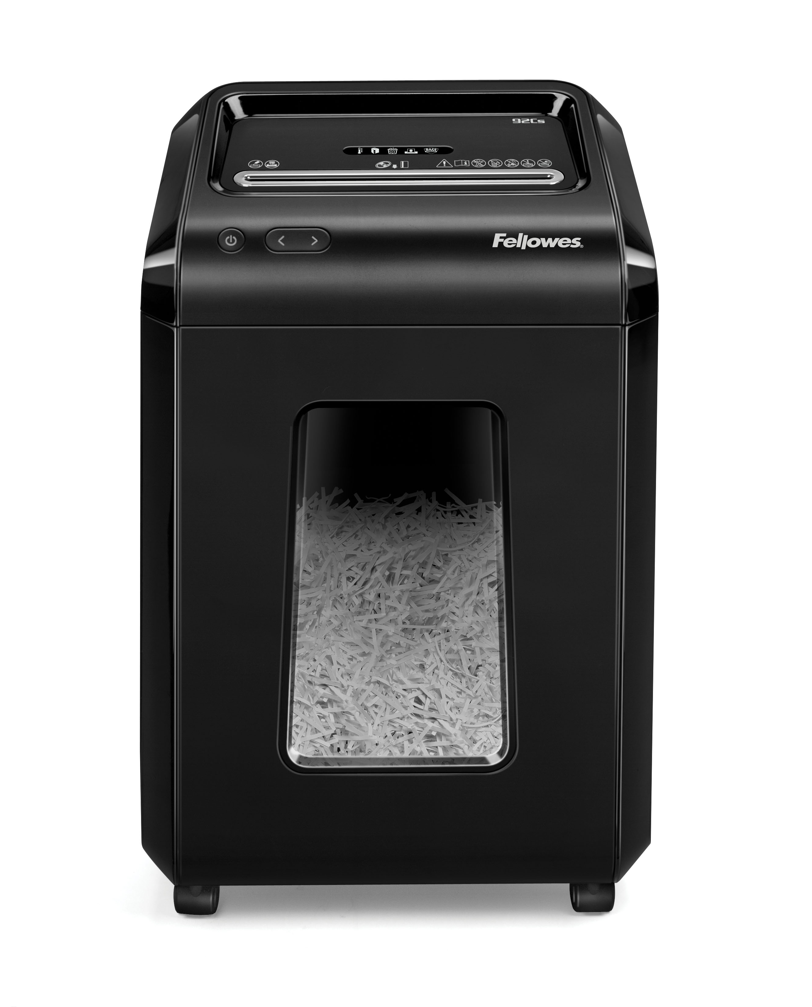 FELLOWES Powershred 92C Aktenvernichter, Schwarz