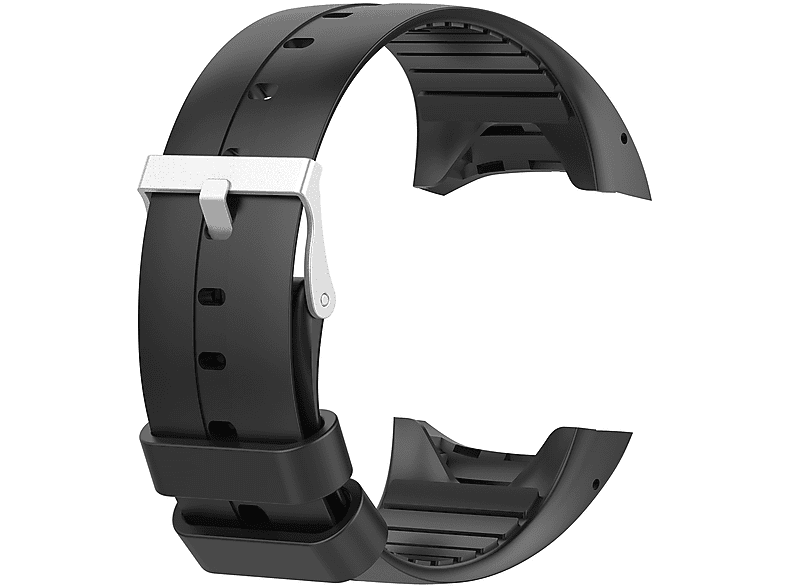 Custodia E Cinturino Di Ricambio In TPU Per Polar M400 E M430 - Kit Con Pin E Strumento, Nero - 2