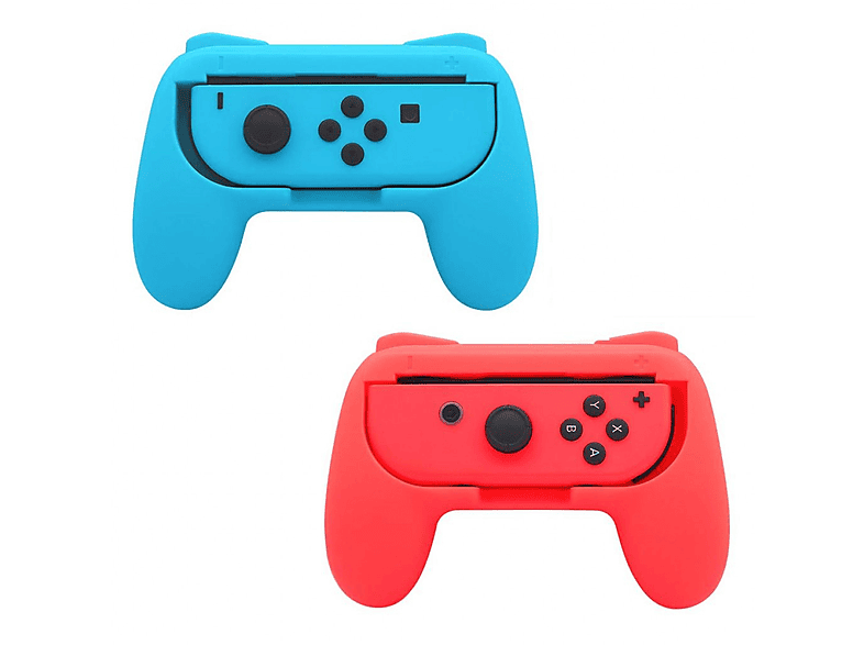 INF Nintendo Switch Joy-Con Controller Grip 2er-Pack Rot/Blau, Controller, rot und blau