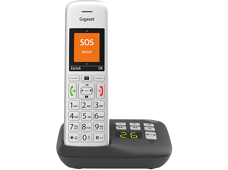 GIGASET E390A Festnetz | Schnurloses Telefon