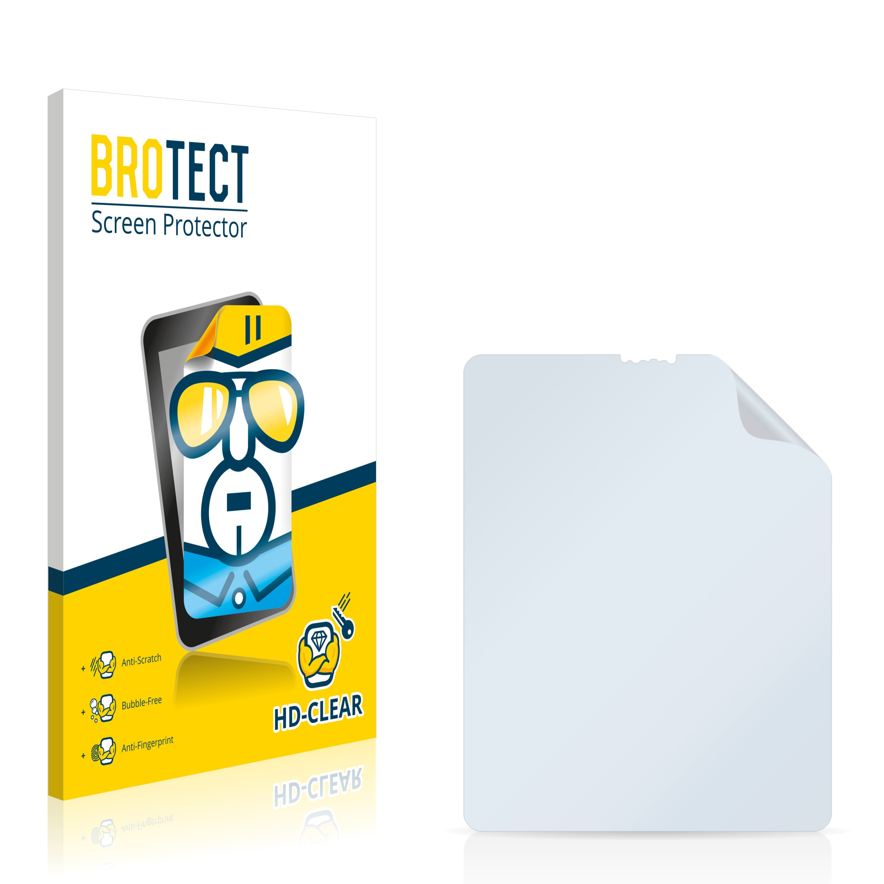 BROTECT klare Pro Schutzfolie(für iPad Cellular Gen.)) WiFi (5. Apple 2021 12.9