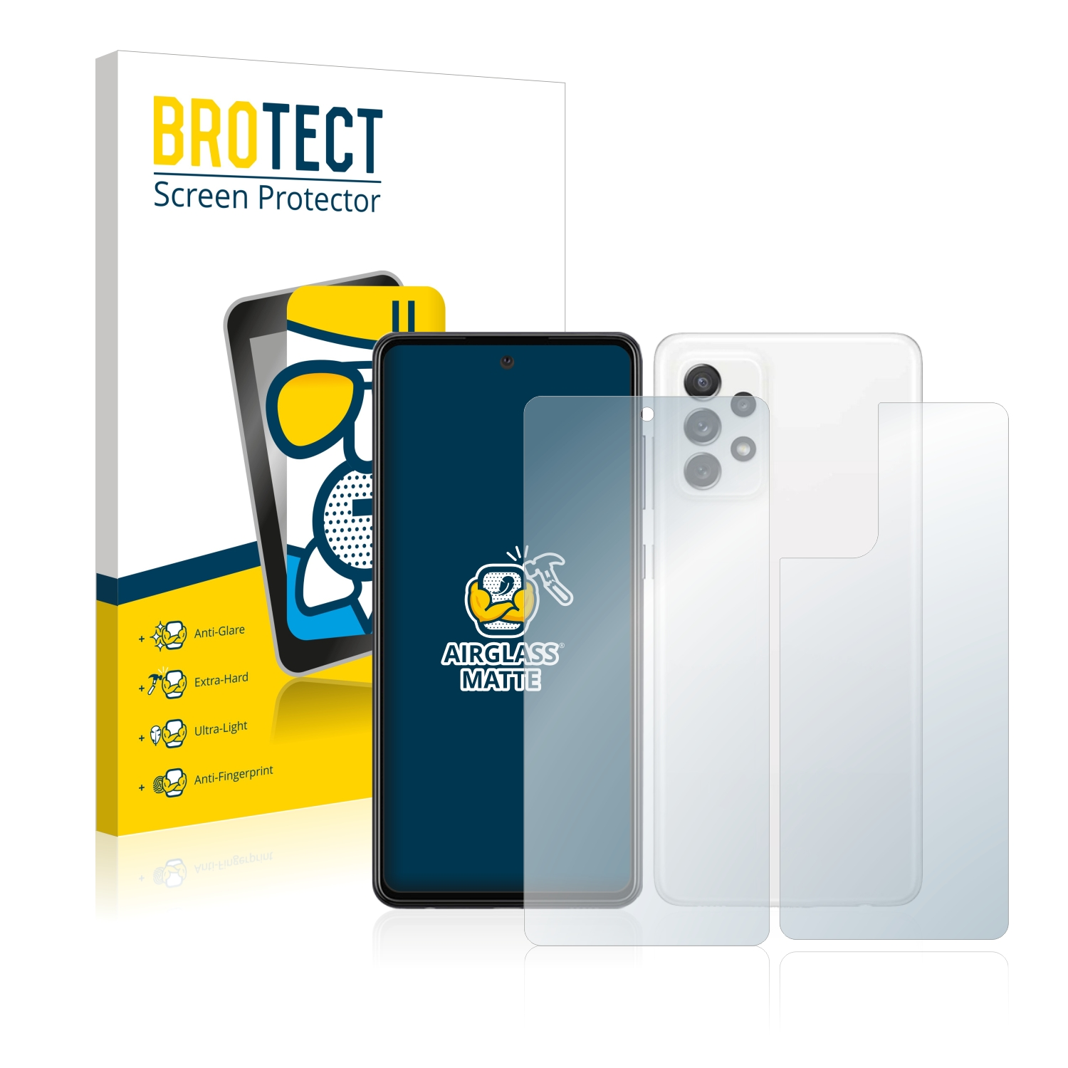 Schutzfolie(für Samsung A72) BROTECT Airglass Galaxy matte